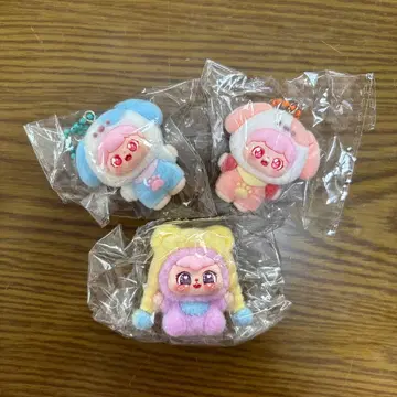 LOVE 부케 베이비 쓰리 키링 3개 세트