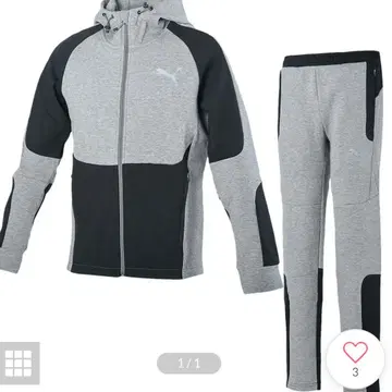 푸마 EVOSTRIPE 후디드 자켓 팬츠 상하의 셋업