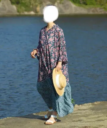 새상품급 studio CLIP x 타카야마 미야코 콜라보 고원 원피스