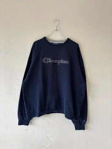 Champion AUTHENTIC sweat 네이비 남성용 XXL