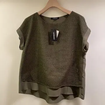 LAUTREAMONT 슬리브리스 셔츠 38 올리브 그린