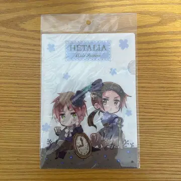 [ 미개봉 새상품 ] 헤타리아 카드놀이 클리어 파일 원작 그림