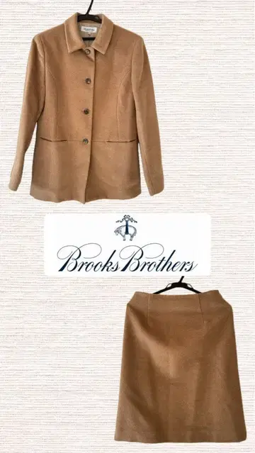 [ 레어 ] Brooks Brothers 베이지 셋업 S