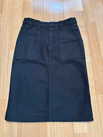 [ Sunny Clouds ] 블랙 미디 기장 스커트 벨트 프리!