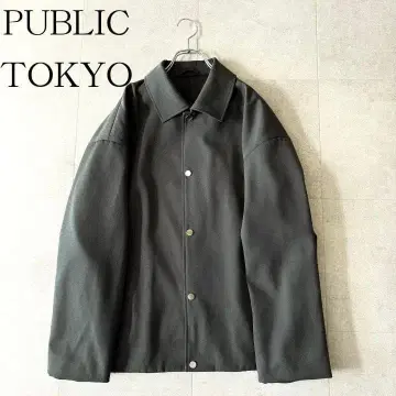 컨디션 최상 유나이티드 도쿄 함침 울 개버 자켓 2 다크 그레이