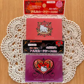 [미개봉 새상품/당시물] 헬로키티 2007 헬로키티 알루미늄 카드 케이스