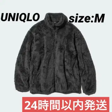 유니클로 XL 사이즈 그레이 플리스 자켓 풀 집업