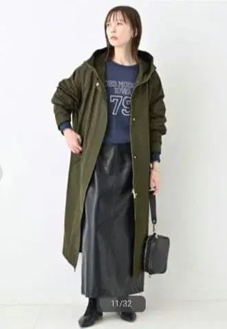 미사용 새상품 SLOBE IENA PLC 웨더 스탠드 후디 롱