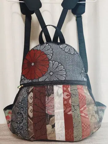 기모노 리메이크 [ 오시마 명주 ] 백팩