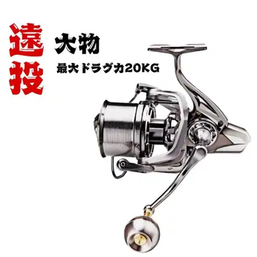 대형 스피닝 릴 12000번 대물 나사식 낚시 릴 원투