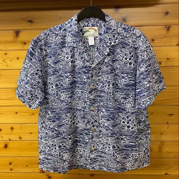 파라다이스 파운드 알로하 셔츠 하와이안 코튼 하와이산 히비스커스