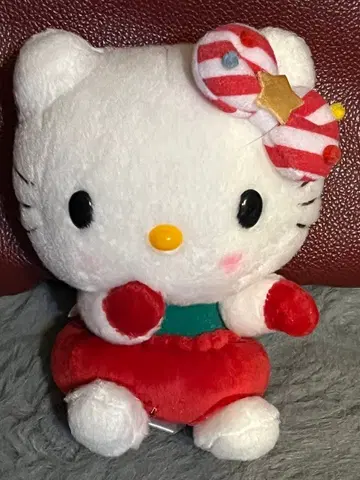 헬로키티 크리스마스 봉제 인형 약 15cm
