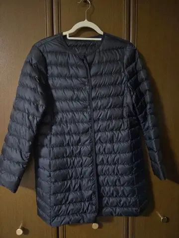 새상품급 ALPHA CUBIC 블랙 다운 자켓 단추식