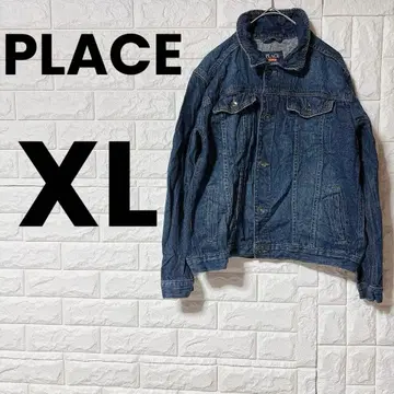 새상품급 PLACE [ XL ] 다크 블루 데님 자켓