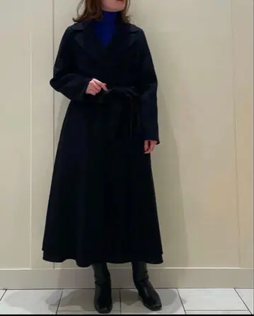 브렌헤임 라무 더블 크로스 트렌치풍 리버 코트