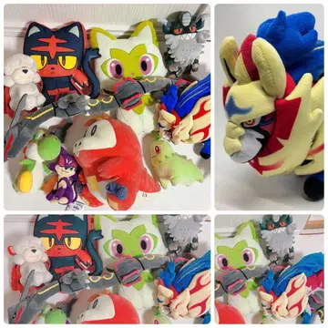 포켓몬 마젠타 봉제 인형 포켓몬 센터 레쿠자 냐오하 묶음 판매