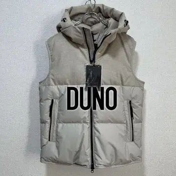 [ 새상품 ] DUNO 울 절개 다운 베스트 그레이 46 요시마사 호시바