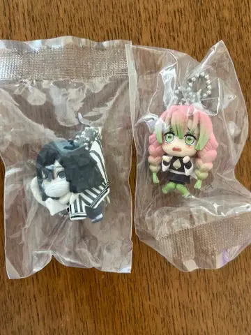 귀멸의 칼날 집어서 잇는 마스코트 이구로 오바나이 칸로지 미츠리 세트