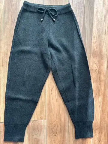 니트 조거 팬츠 블랙