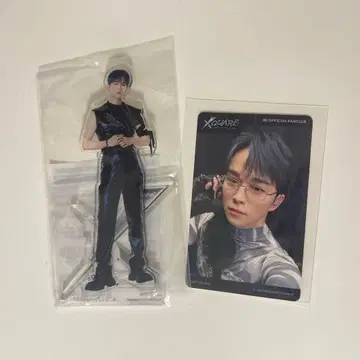 INI 고토 타케루 XQUARE 아크릴 스탠드 트레이딩 카드 2개 세트