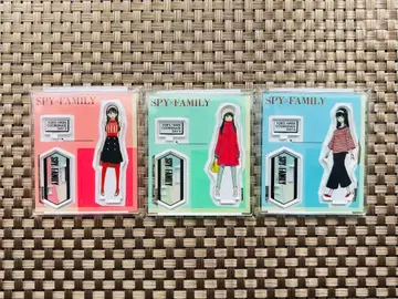 아크릴 피규어 컬렉션 요르 포저 3점