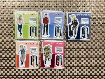 아크릴 피규어 컬렉션 로이드 포저 5점