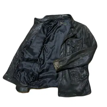 BACK NUMBER 가죽 자켓 양가죽 사이즈 M