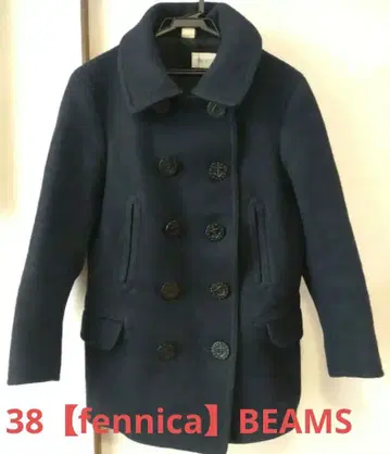 BEAMS 피코트/더블 브레스트 38 네이비 fennica