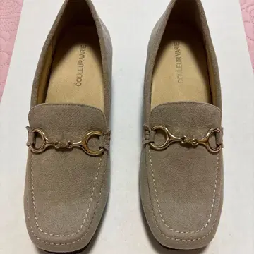 COULEUR VARE 베이지 스웨이드 모카신