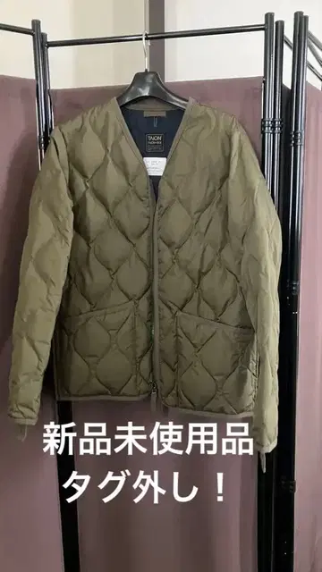 라스트 할인! 미사용 새상품! 택 제거! TAION 밀리터리 다운 자켓