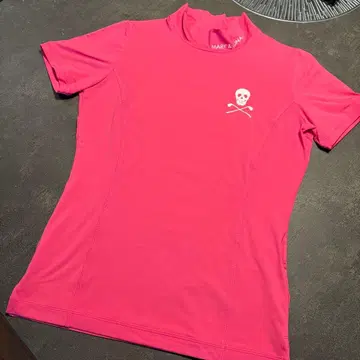 MARK & LONA 핑크 모크넥 셔츠