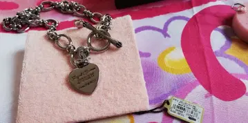 JUICY COUTURE 하트 체인 목걸이