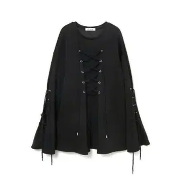 meltthelady 레이스업 맨투맨 원피스