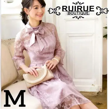 RUIRUE BOUTIQUE 루일 에 부티크 핑크 레이스 드레스