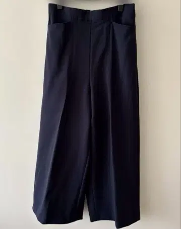 두클라쎄 와이드 크롭 팬츠 13호 네이비