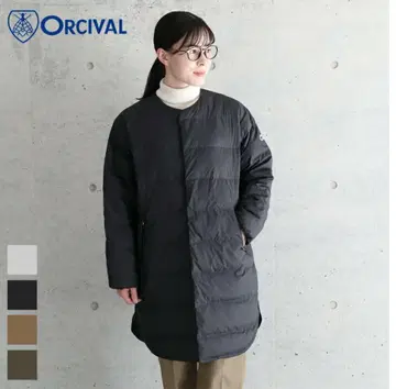 ORCIVAL 블랙 다운 자켓 롱 기장 사이즈 1