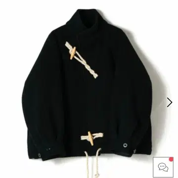 Hyke 더블 페이스 더플 자켓 블랙 1