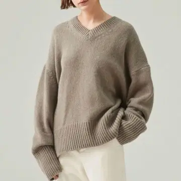 갤러리 바이 파인 울 V넥 풀오버 투모로우랜드