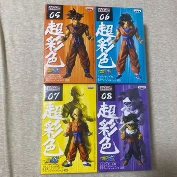 피규어 4종 세트 드래곤볼 하이 스펙 컬러링 피규어 2