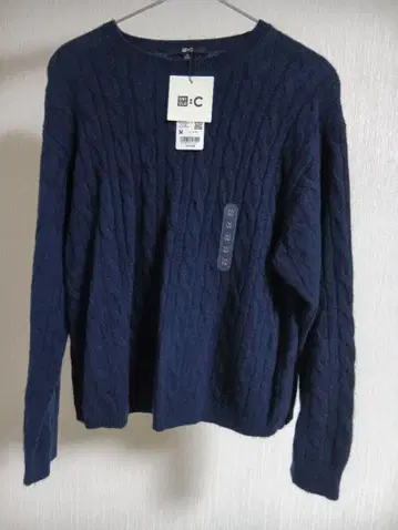 UNIQLO 크루넥 니트 M 네이비