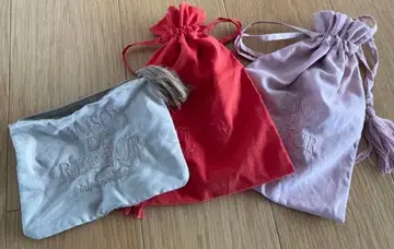 로고 자수 프린지 파우치 3세트