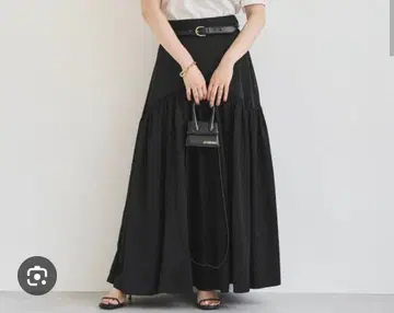 [택 포함] RIAM 개더 볼륨 스커트 36