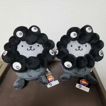 폼폼푸딩 만박 산리오 블랙 미야쿠미야쿠 봉제 인형 M 새상품