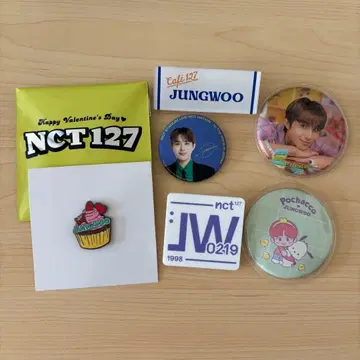 NCT 127 정우 핀 배지 캔 배지 묶음 판매 NCT 127 핀 배지