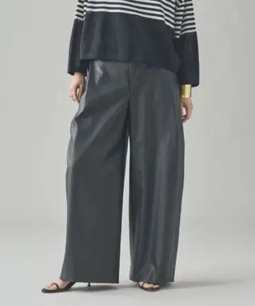 캘런솔로지 빈티지 인조 가죽 팬츠