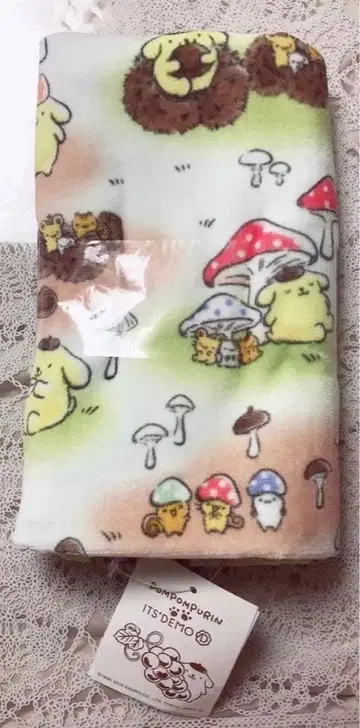 폼폼푸딩 이츠데모 ITS' DEMO 페이스타월 버섯 산리오