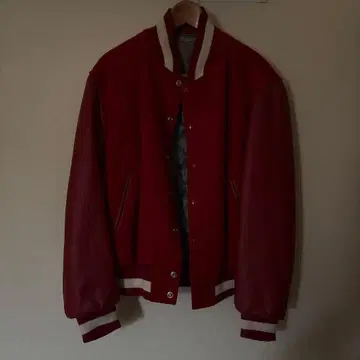 Golden Bear 바시티 자켓 M 레드