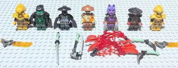 레고 닌자고 미니 피규어 7체 세트