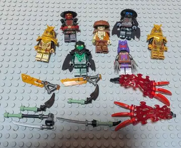 레고 닌자고 미니 피규어 7체 세트