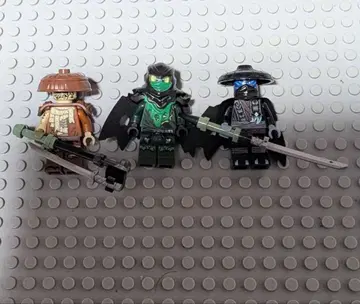 레고 닌자고 미니 피규어 3체 세트